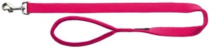 PREMIUM-Leine mit gepolstertem Griff 1 m/25 mm (L-XL) rosa – AUSVERKAUF